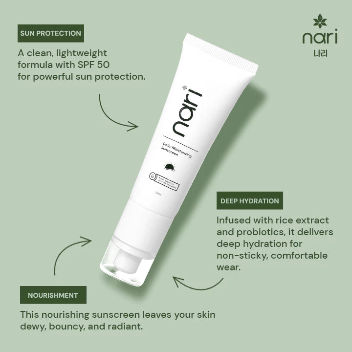 NARI Daily Moisturizing Sunscreen SPF 50 (150g)